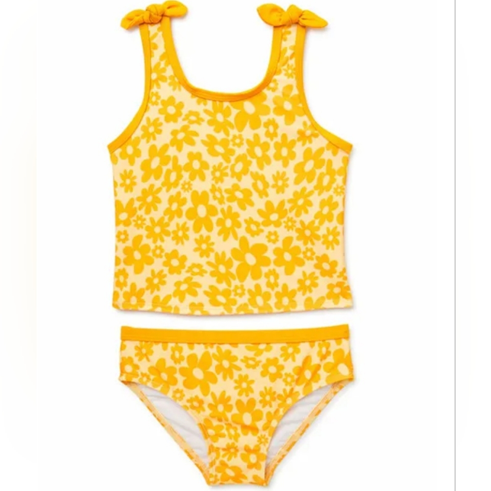 *Swimsuit, Wonder Nation, Toddler Girls, 5T, Yellow, NWT